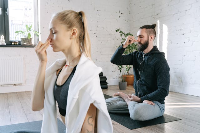 Use yoga breathing (pranayama) to reduce or eliminate cravings for unhealthy food, alcohol and nicotine. Classes at The Yoga Lodge Epsom